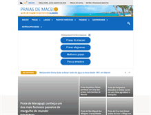Tablet Screenshot of praiasdemaceio.com